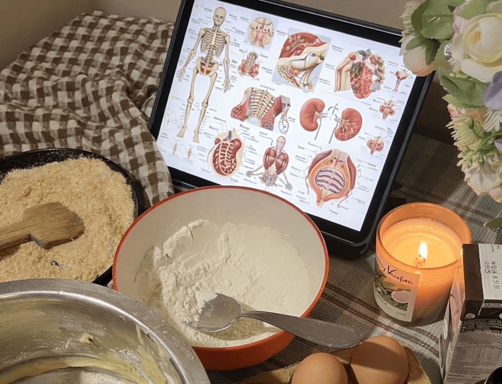 hi, i’m a student nurse who stress bakes.